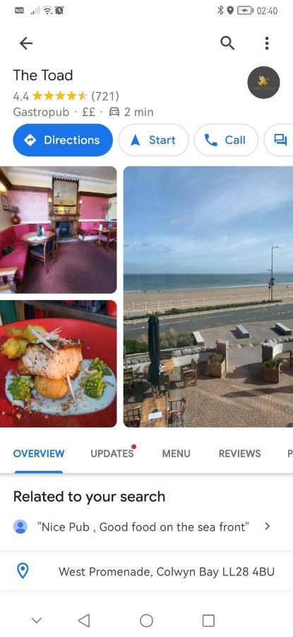 Netherton Studio Apartment 2 Rhôs-on-Sea Extérieur photo